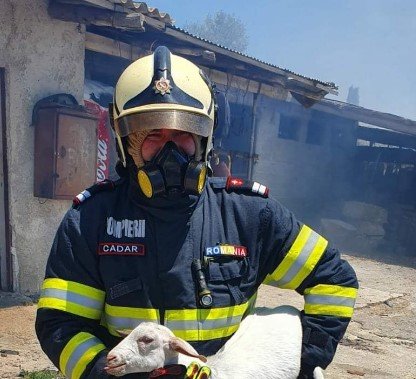 Σχηματάρι πυροσβέστης από Ρουμανία